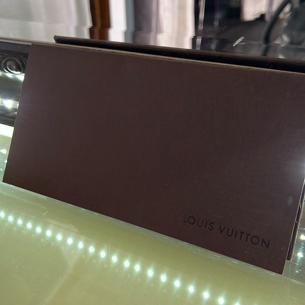 Louis Vuitton phone & wallet  dust protector & wallet size box